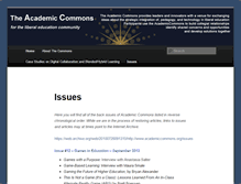 Tablet Screenshot of academiccommons.org
